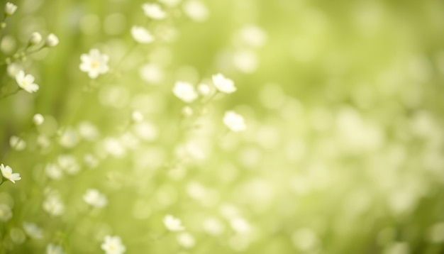 Photo soft defocused spring background isolated with white highlights