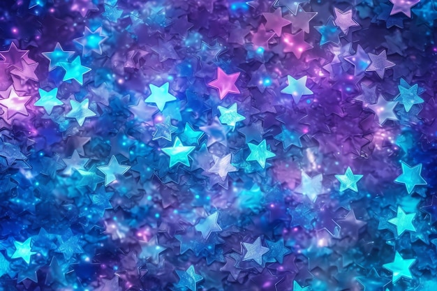 Soft glowing stars wallpaper