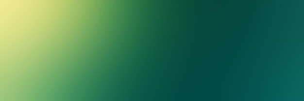 Soft gradient Banner with Smooth Blurred yellow green colors