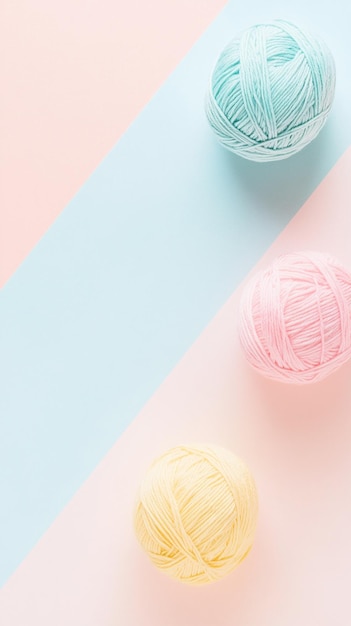 A soft gradient image showing yarn and crochet tools highlighting the delicate textures and colors