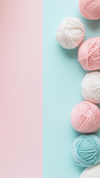 A soft gradient image showing yarn and crochet tools highlighting the delicate textures and colors