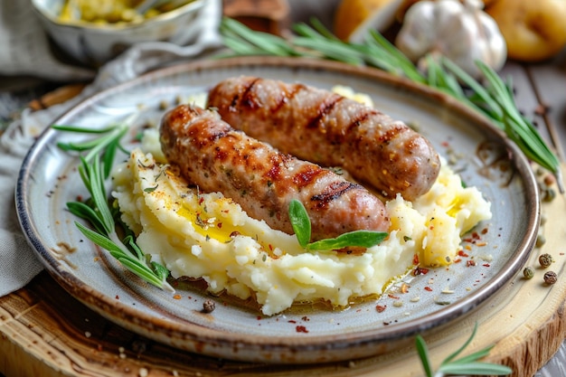 Soft Light Food Photo Sausages