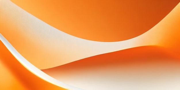 A soft orange background with a smooth curving wave suitable for design backgrounds web templates