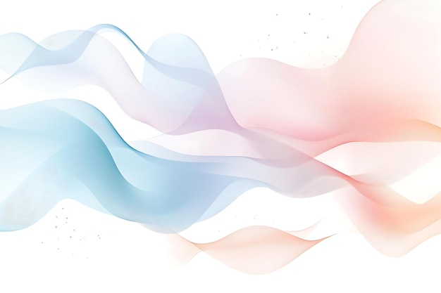 Photo soft pastel flow abstract vector art design