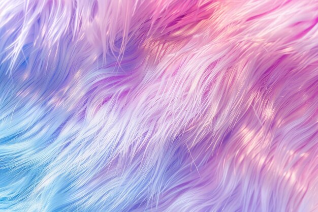 Photo soft pastel iridescent fur textured background