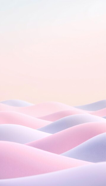 Soft pastelcolored waves abstract background