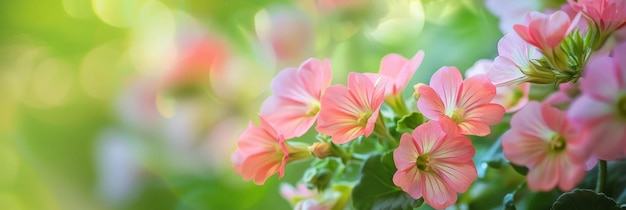 Photo soft pink flower bouquet with blurred background