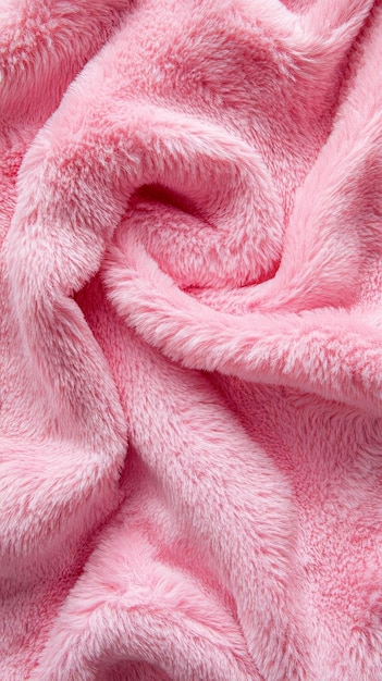 Soft Pink Fur Texture Close Up Macro Photography