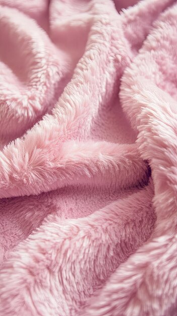 Soft Pink Fur Texture CloseUp Macro Photography