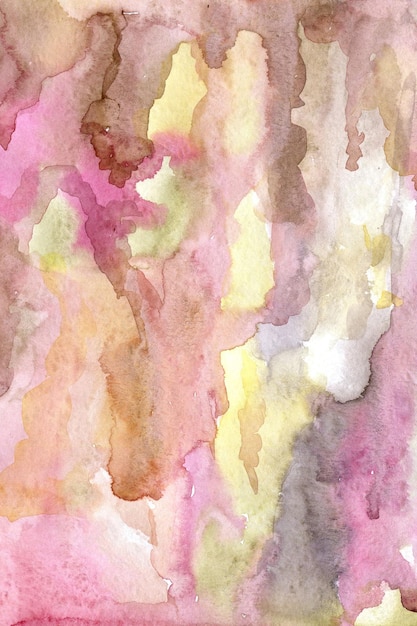 Soft Pink handdrawn watercolor background