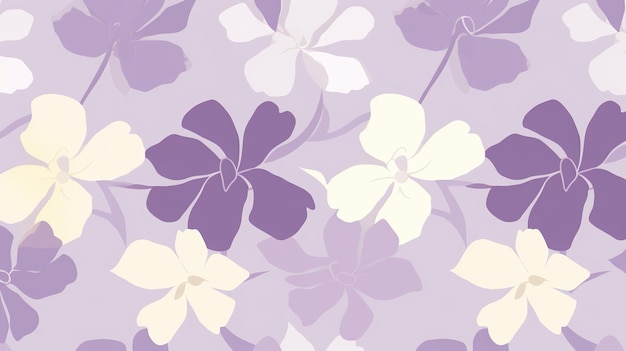 Soft Purple Pastel Color Flower Background for Gentle Floral Aesthetics