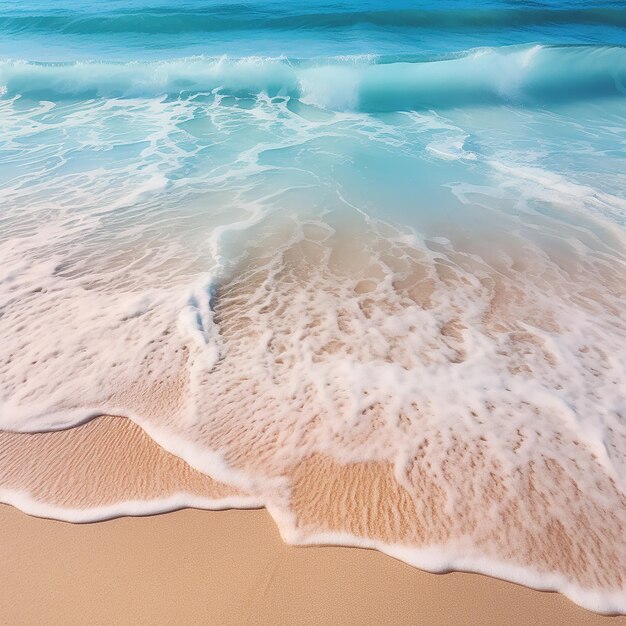 Soft Sand and Blue Water Beautiful Beach