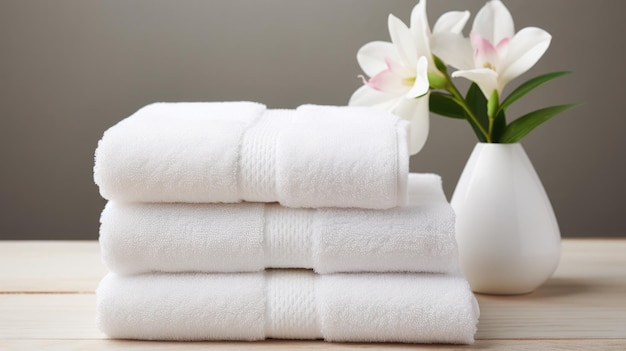 Soft and Sensuous White Towel for Bathe and Wellness Single Soft Cloth