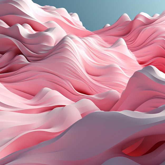 soft and smooth wavy pink background