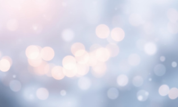 Photo soft snow blurred background winter wonderland pastel colors bokeh lights