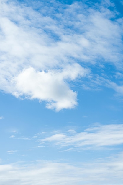 Soft summer cloudy vertical background.