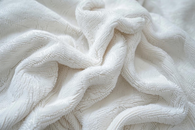 Soft Terry Cloth Texture Up Close Generative AI