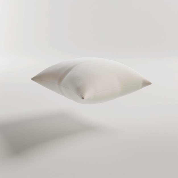 Photo soft textured cushion displayed at an angle