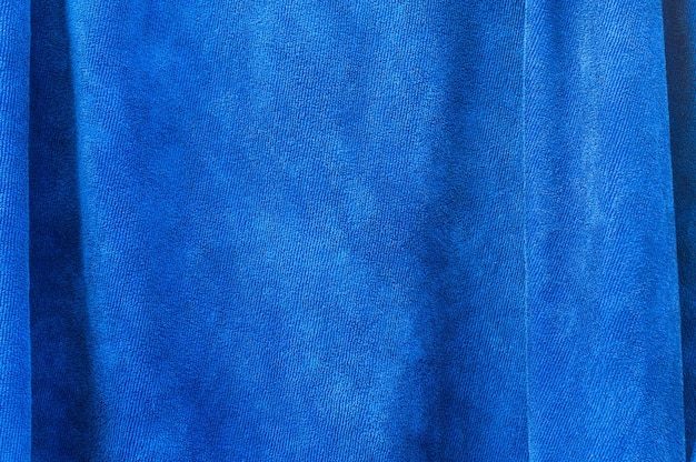 Soft velvety texture textile blue tones for backgroundFabric background