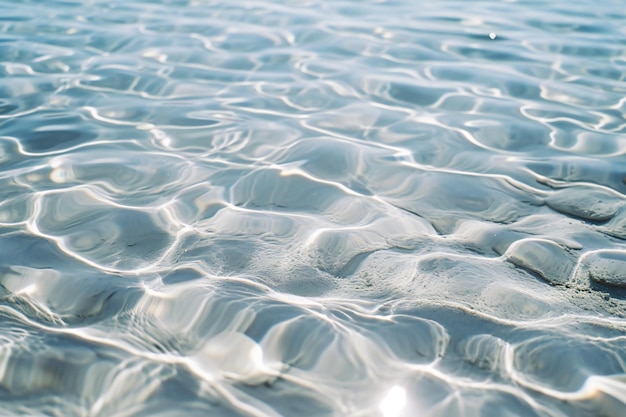 Soft wave on the sea beach abstract background soft focus