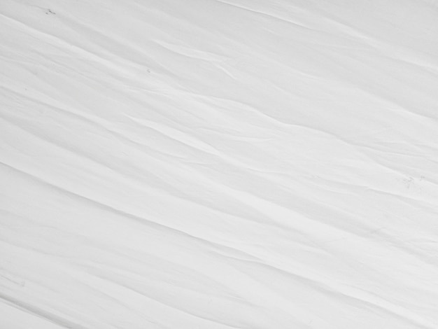 Soft white wrinkled fabric background