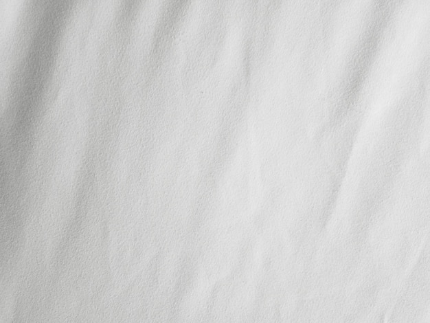 Soft white wrinkled fabric background