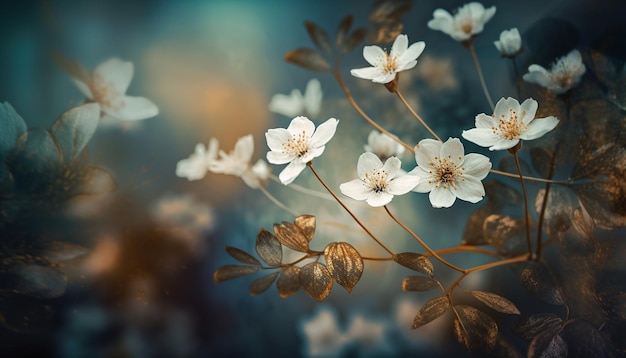 Softness of petals depicts the fragility of nature generated by AI