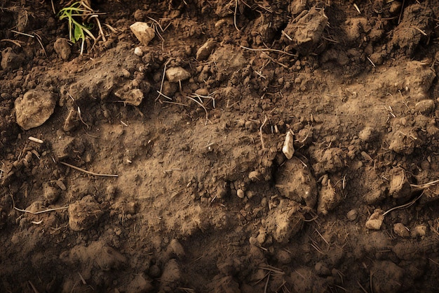 Soil or ground background texture closeup