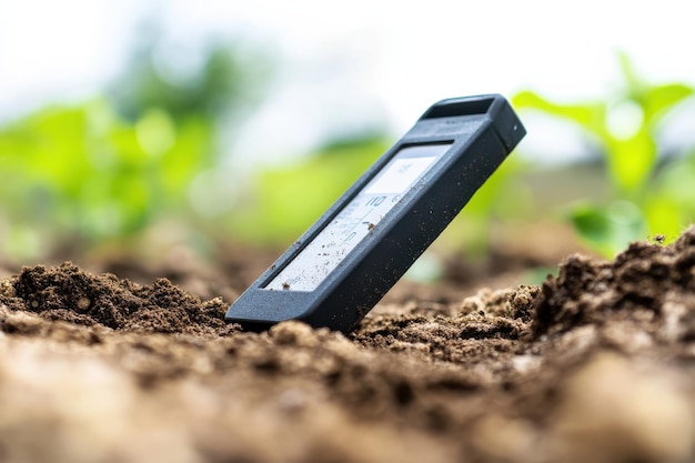 Soil Moisture Meter Isolated On White