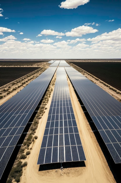 Solar farms in remote areas Generative AI