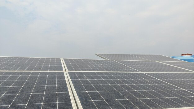 A solar panel is shown on a roof.