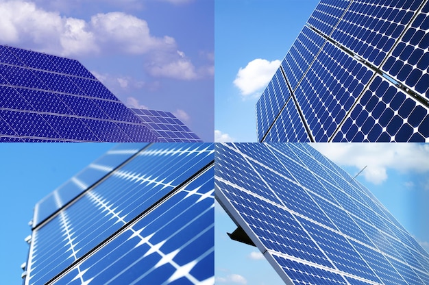 Solar panels clean electricity the future of the planet