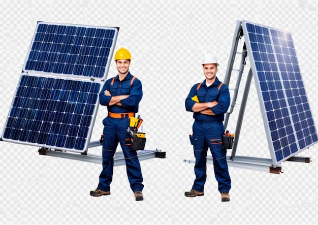 Solar panels installation