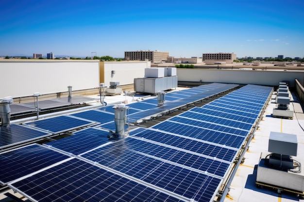 Solar power panels and HVAC Systems with Automation