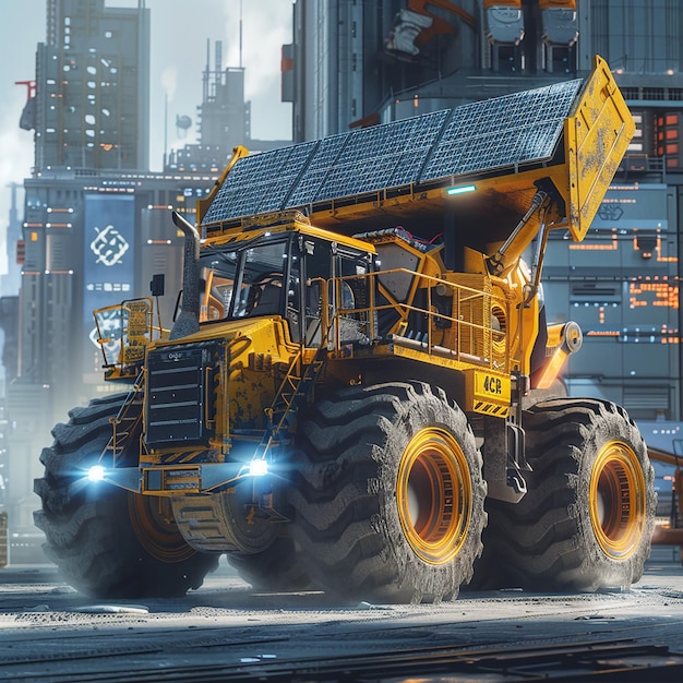 SolarPowered Wheel Loader