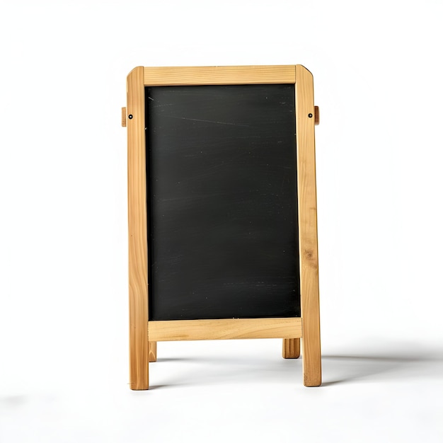 Photo solid wood aframe blackboard rustic chalkboard signage stand for restaurants and cafes