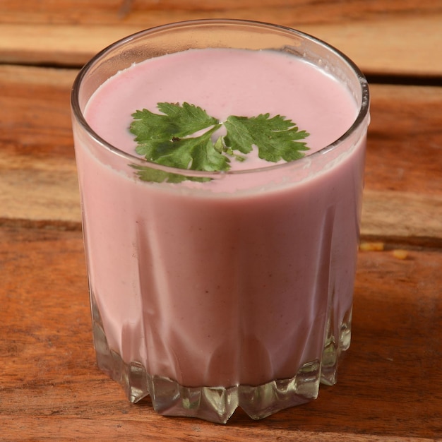 Solkadhi is a type of drink originating from the Indian subcontinent usually eaten with rice Popular in Goa and the Konkan region of India it is made from coconut milk and kokum selective focus