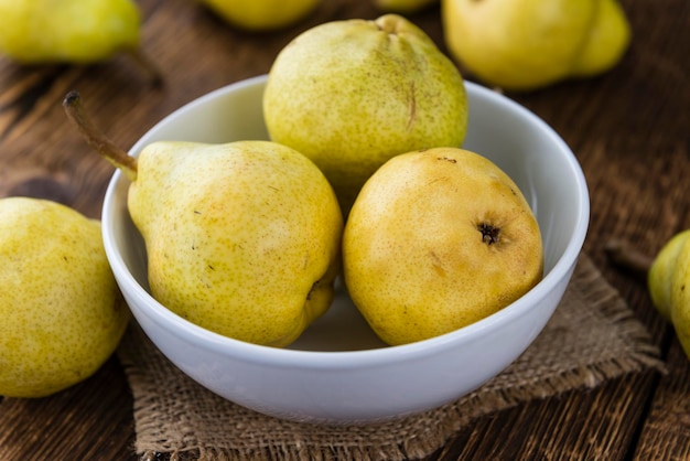 Some fresh Pears