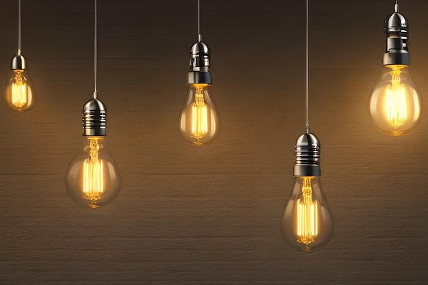 Some light bulb composition that showcases simplicity and calmness The neutral tones of the low light create a calming ambiance perfect for home decor wellness or creative advertising