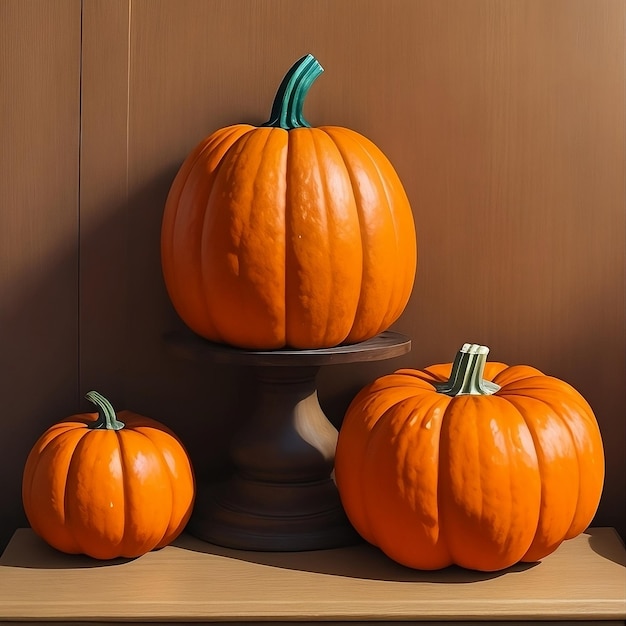 some pumpkins