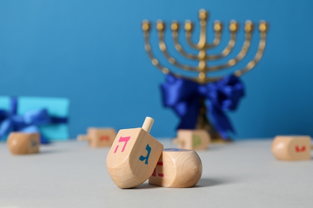 Soncept of Jewish holiday compositions for Hanukkah