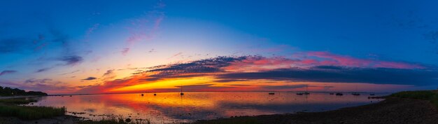 Sonnenuntergang in Loisin bei Greifswald