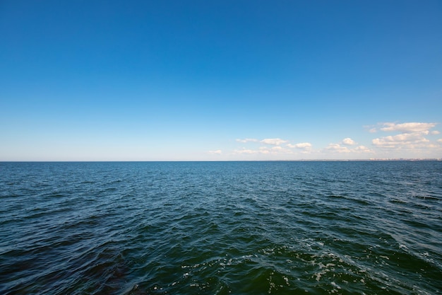 Soothing Ocean View Horizon on a Clear Day