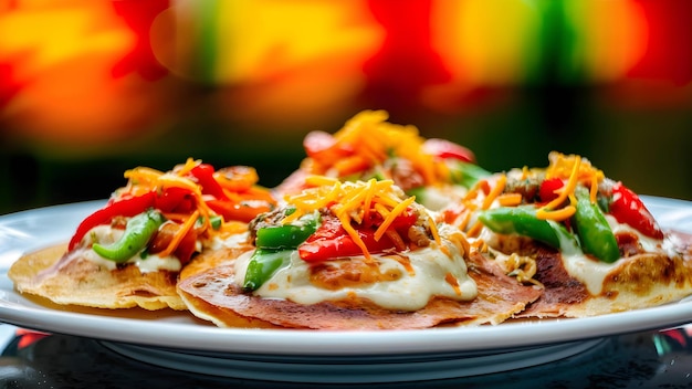 Sopes de Rajas con Crema Mexican Food