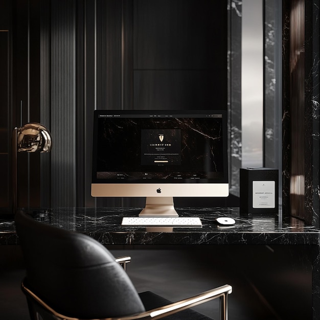 A sophisticated darkthemed website for a luxury brand with elegant animations