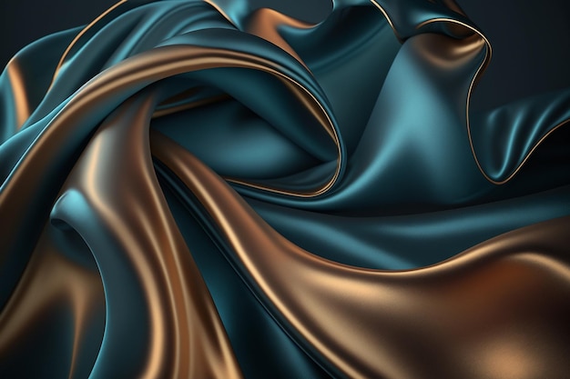 Sophisticated and Luxurious Fabric Design, AI-generated artwork