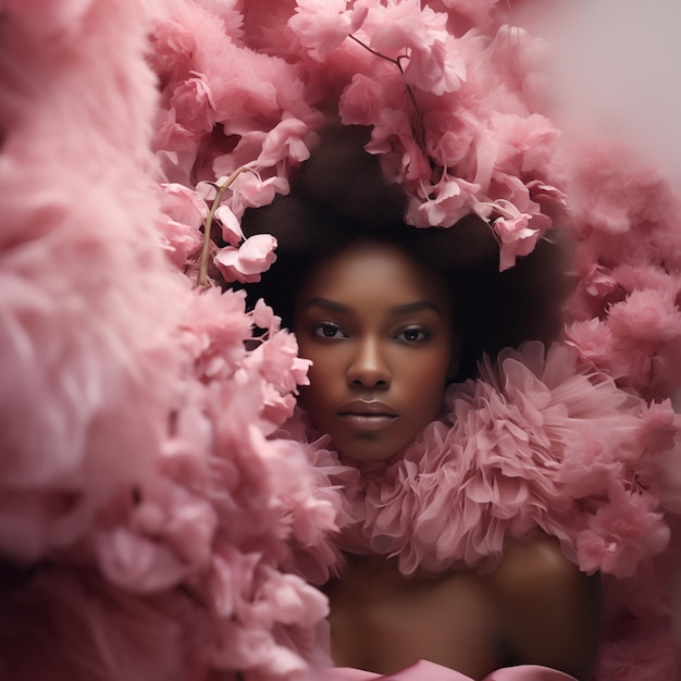 Sophisticated portrait of a stylish african american woman