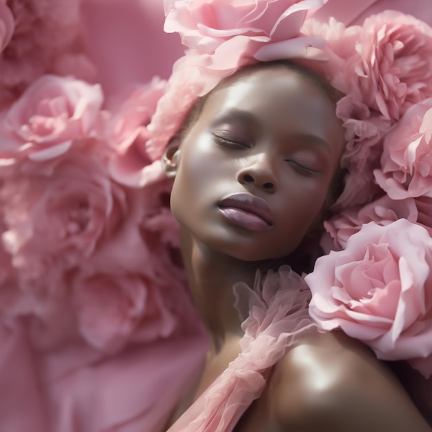 Sophisticated portrait of a stylish african american woman