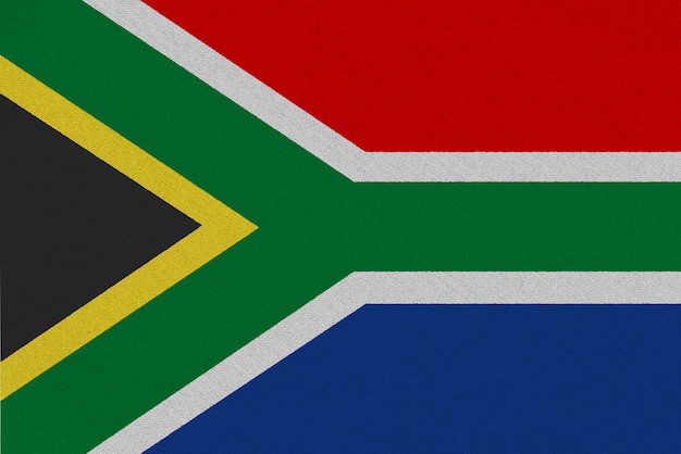 South Africa fabric flag