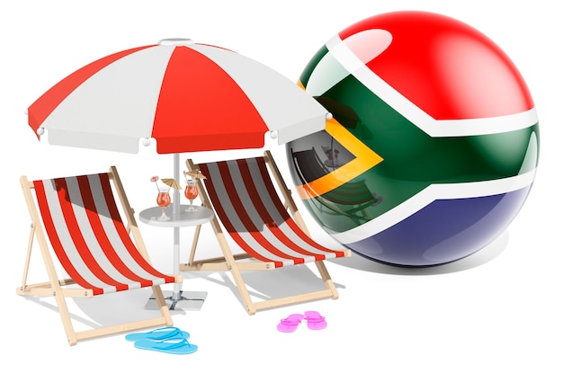 South African Resorts South Africa Vacation Tours Travel Packages concept 3D rendering